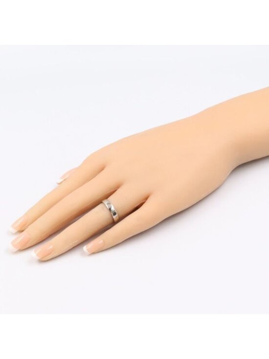 Cartier C de Cartier Happy Birthday Band Ring 18K White Gold Cartier Ring Happy Birthday 18k White Gold